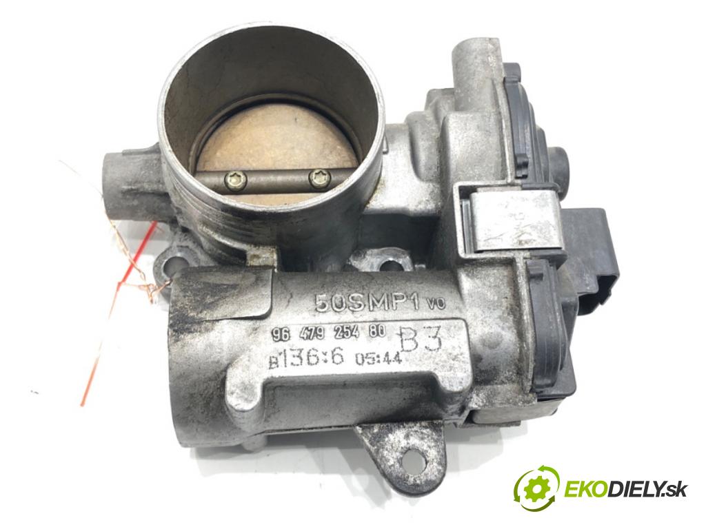 PEUGEOT 207 (WA_, WC_) 2006 - 2015    1.4 16V 65 kW [88 KM] benzyna 2006 - 2013  Škrtiaca klapka 9647925480 (Škrtiaca klapka)