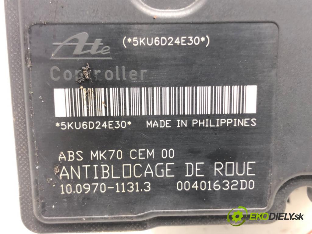 PEUGEOT 207 (WA_, WC_) 2006 - 2015    1.4 16V 65 kW [88 KM] benzyna 2006 - 2013  pumpa ABS 9661691580 (Pumpy brzdové)