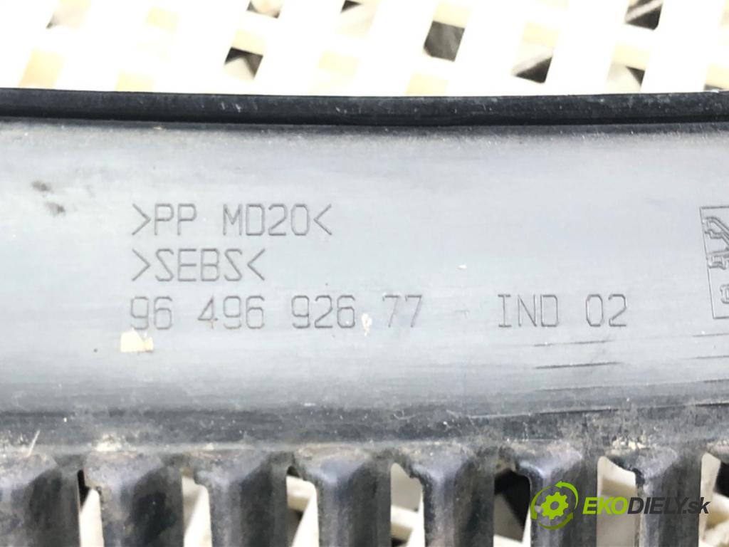 PEUGEOT 207 (WA_, WC_) 2006 - 2015    1.4 16V 65 kW [88 KM] benzyna 2006 - 2013  Torpédo, plast pod čelné okno 96496926 (Torpédo)