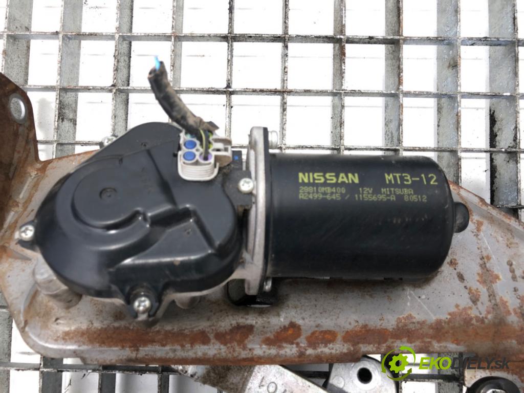 NISSAN CABSTAR (F24M, F24W) 2006 - 2013    35.13 DCI, 45.13 DCI 2.5 (F24M) 96 kW [131 KM] olej napędowy 2006 - 2012  Mechanizmus stieračov predný 28810MB400 (Motorček stieračov predné)