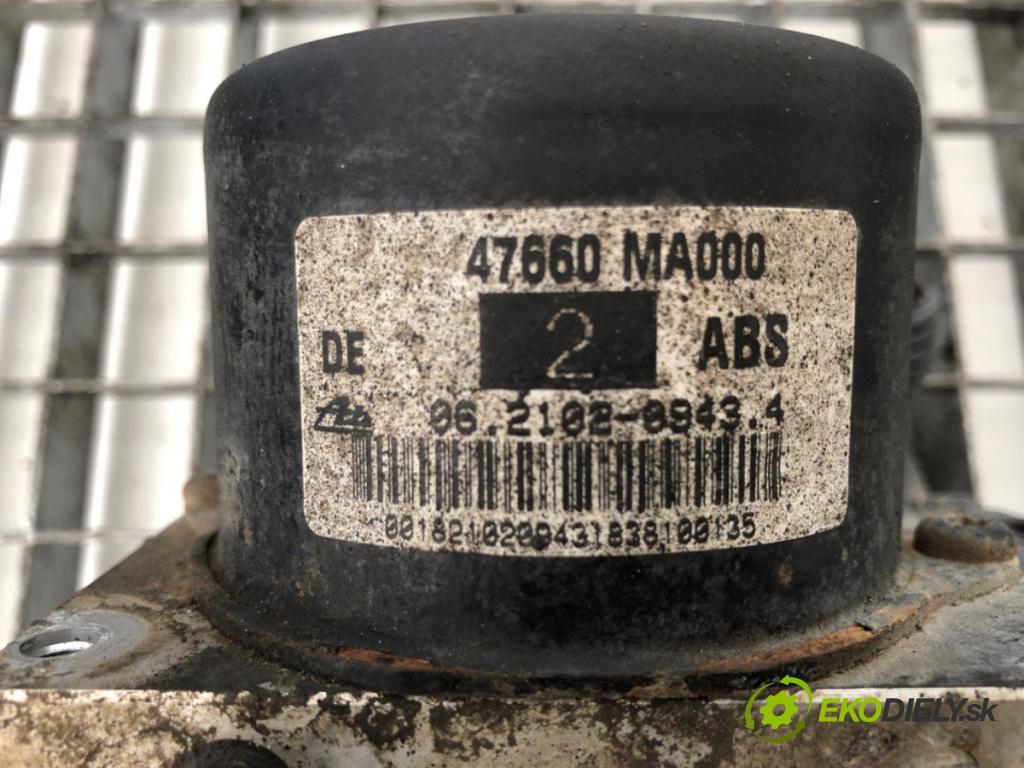 NISSAN CABSTAR (F24M, F24W) 2006 - 2013    35.13 DCI, 45.13 DCI 2.5 (F24M) 96 kW [131 KM] olej napędowy 2006 - 2012  Pumpa ABS 47660-MA000 (Pumpa ABS)