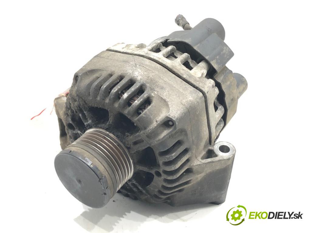 FIAT GRANDE PUNTO (199_) 2005 - 2022    1.3 D Multijet (199.AXD11, 199.AXD1A, 199.AXD1B,... 66 kW [90 KM] olej napędowy 2005 - 2010  Alternátor 55185076 (Alternátor)