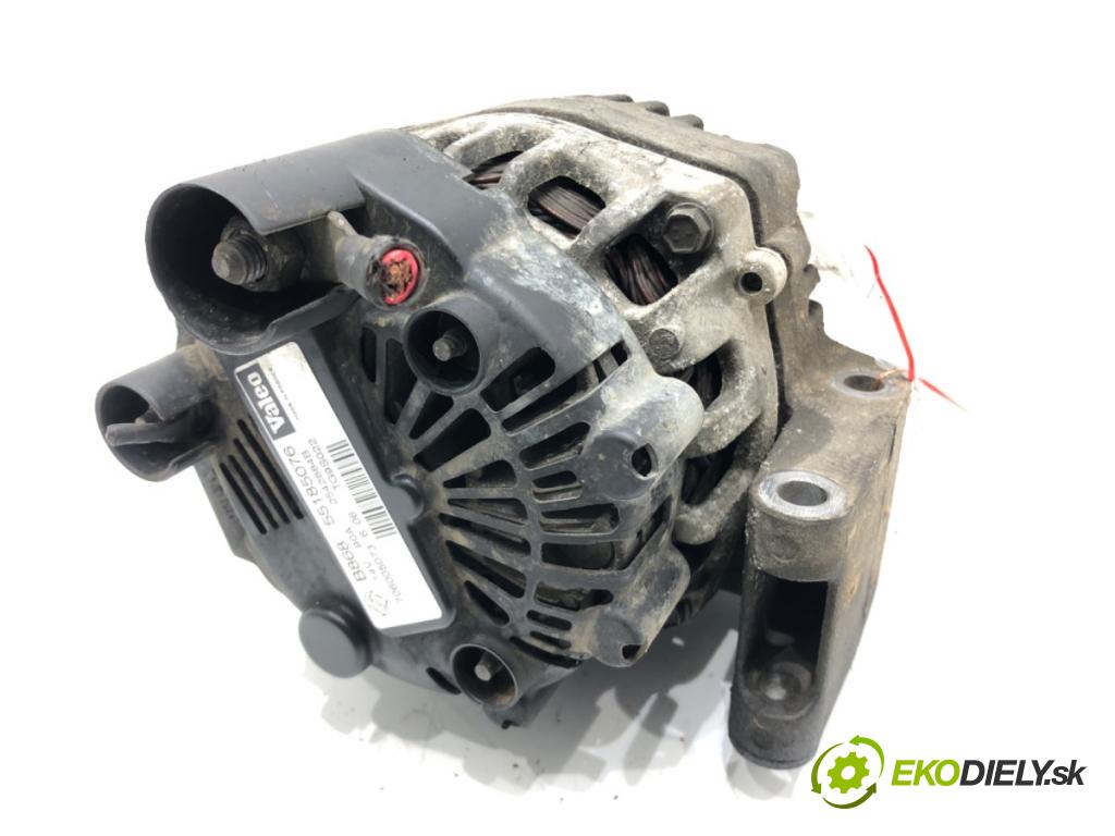 FIAT GRANDE PUNTO (199_) 2005 - 2022    1.3 D Multijet (199.AXD11, 199.AXD1A, 199.AXD1B,... 66 kW [90 KM] olej napędowy 2005 - 2010  Alternátor 55185076 (Alternátor)