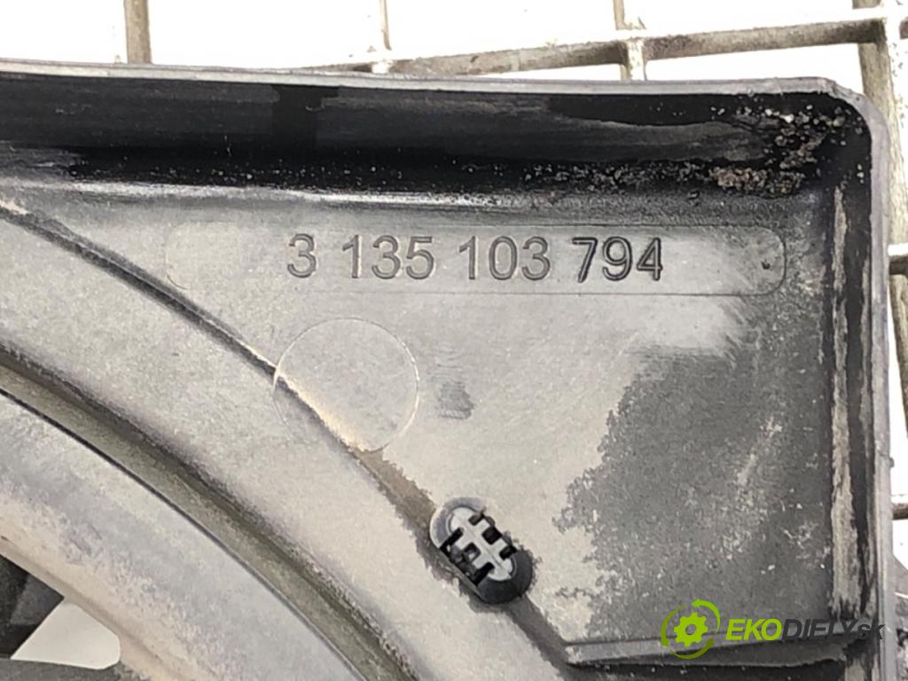 RENAULT LAGUNA III Grandtour (KT0/1) 2007 - 2015    2.0 dCi (KT07, KT0J, KT14, KT1A, KT1S) 96 kW [131 KM] olej napędowy 2007 - 2015  ventilátor chladiče 0130307164 (Ventilátory)