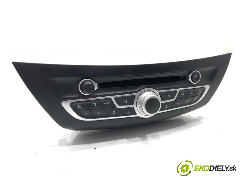 RENAULT LAGUNA III Grandtour (KT0/1) 2007 - 2015    2.0 dCi (KT07, KT0J, KT14, KT1A, KT1S) 96 kW [131 KM] olej napędowy 2007 - 2015  RADIO 281155676R (Audio zariadenie)