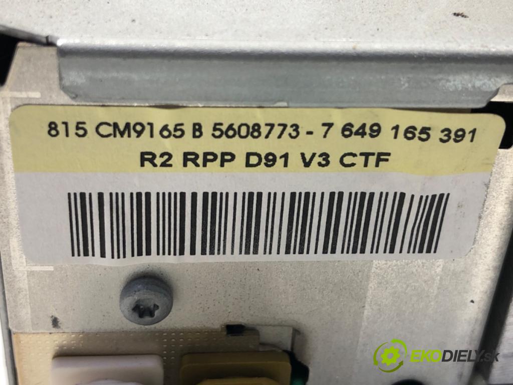 RENAULT LAGUNA III Grandtour (KT0/1) 2007 - 2015    2.0 dCi (KT07, KT0J, KT14, KT1A, KT1S) 96 kW [131 KM] olej napędowy 2007 - 2015  RADIO 281155676R (Audio zariadenie)