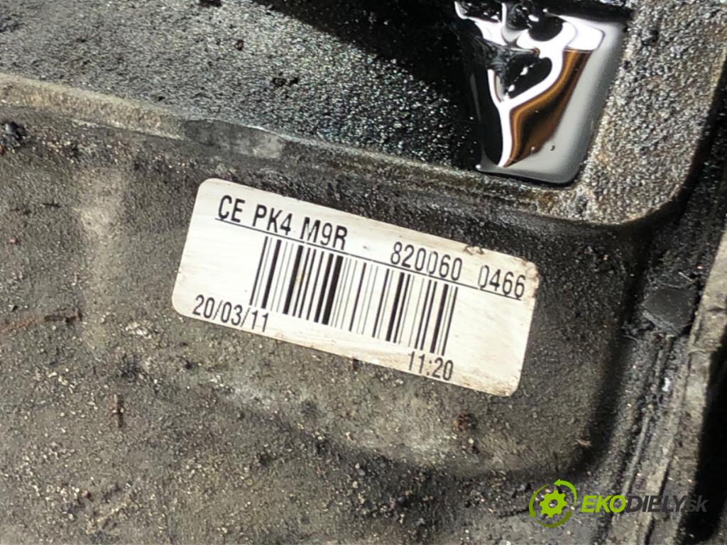 RENAULT LAGUNA III Grandtour (KT0/1) 2007 - 2015    2.0 dCi (KT07, KT0J, KT14, KT1A, KT1S) 96 kW [131 KM] olej napędowy 2007 - 2015  převodovka PK4004 (Převodovky)