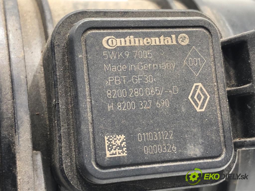 RENAULT LAGUNA III Grandtour (KT0/1) 2007 - 2015    2.0 dCi (KT07, KT0J, KT14, KT1A, KT1S) 96 kW [131 KM] olej napędowy 2007 - 2015  Váha vzduchu 5WK97005 (Váha vzduchu)