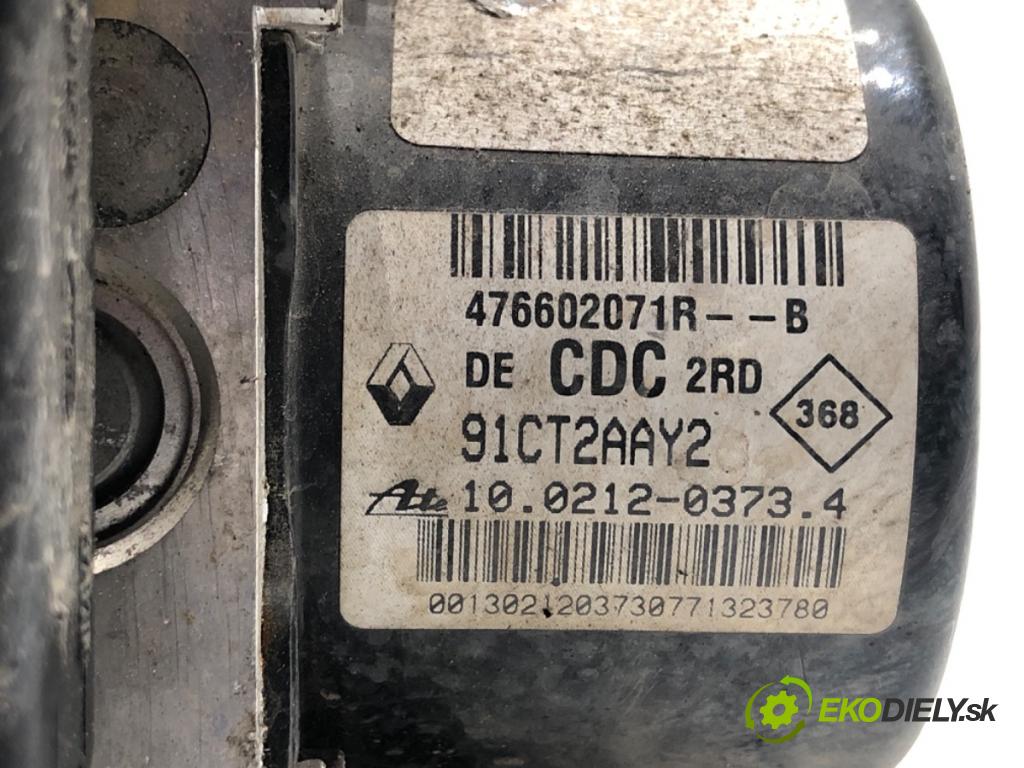 RENAULT LAGUNA III Grandtour (KT0/1) 2007 - 2015    2.0 dCi (KT07, KT0J, KT14, KT1A, KT1S) 96 kW [131 KM] olej napędowy 2007 - 2015  Pumpa ABS 476602071R (Pumpa ABS)