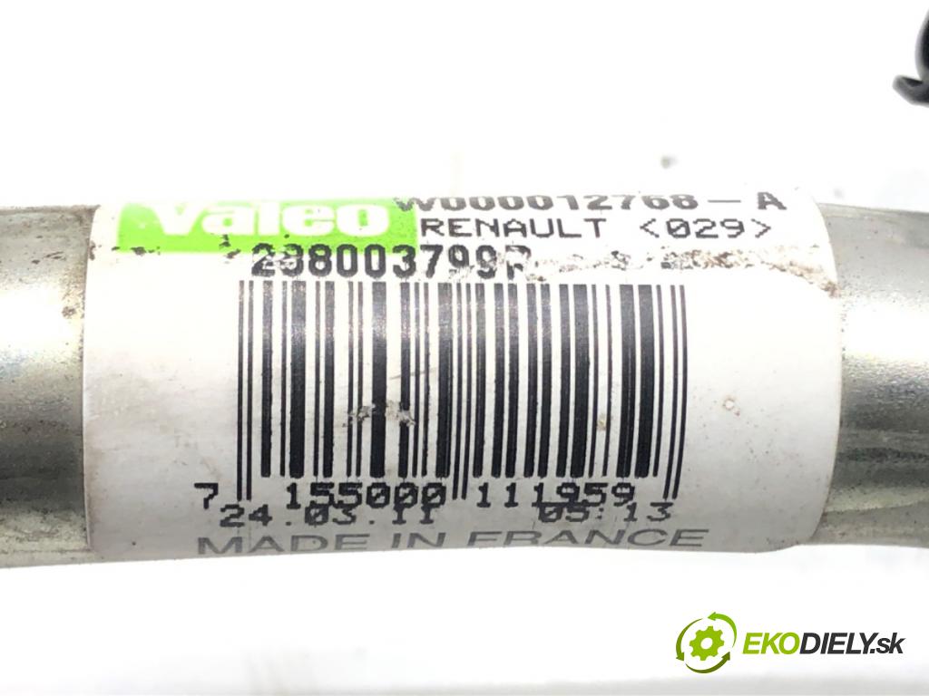 RENAULT LAGUNA III Grandtour (KT0/1) 2007 - 2015    2.0 dCi (KT07, KT0J, KT14, KT1A, KT1S) 96 kW [131 KM] olej napędowy 2007 - 2015  Mechanizmus stieračov predný 288003799R (Motorček stieračov predné)