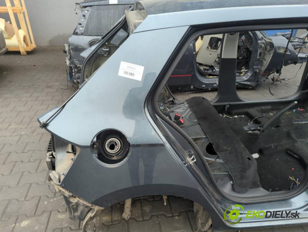SKODA FABIA III (NJ3) 2014 - 2022    1.0 TSI 70 kW [95 KM] benzyna 2014 - 2022  KAROSERIA ČTVRŤÁK blatník zadní část levý pravý práh střecha PODŁUŻNICA levý pravý