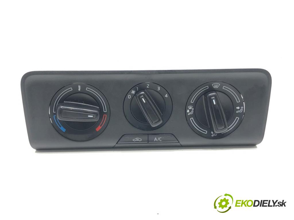 SKODA FABIA III (NJ3) 2014 - 2022    1.0 TSI 70 kW [95 KM] benzyna 2014 - 2022  Panel ovládania kúrenia 6V0820045D (Prepínač/spínač/tlačidlo a ovládač kúrenia)