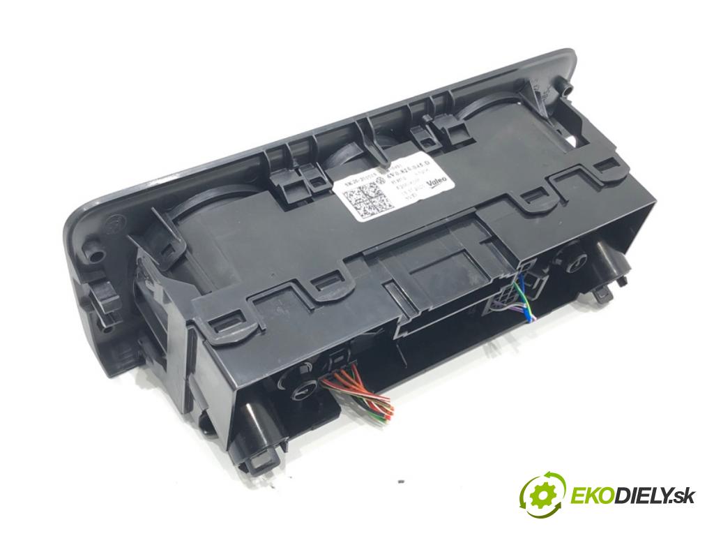 SKODA FABIA III (NJ3) 2014 - 2022    1.0 TSI 70 kW [95 KM] benzyna 2014 - 2022  Panel ovládania kúrenia 6V0820045D (Prepínač/spínač/tlačidlo a ovládač kúrenia)