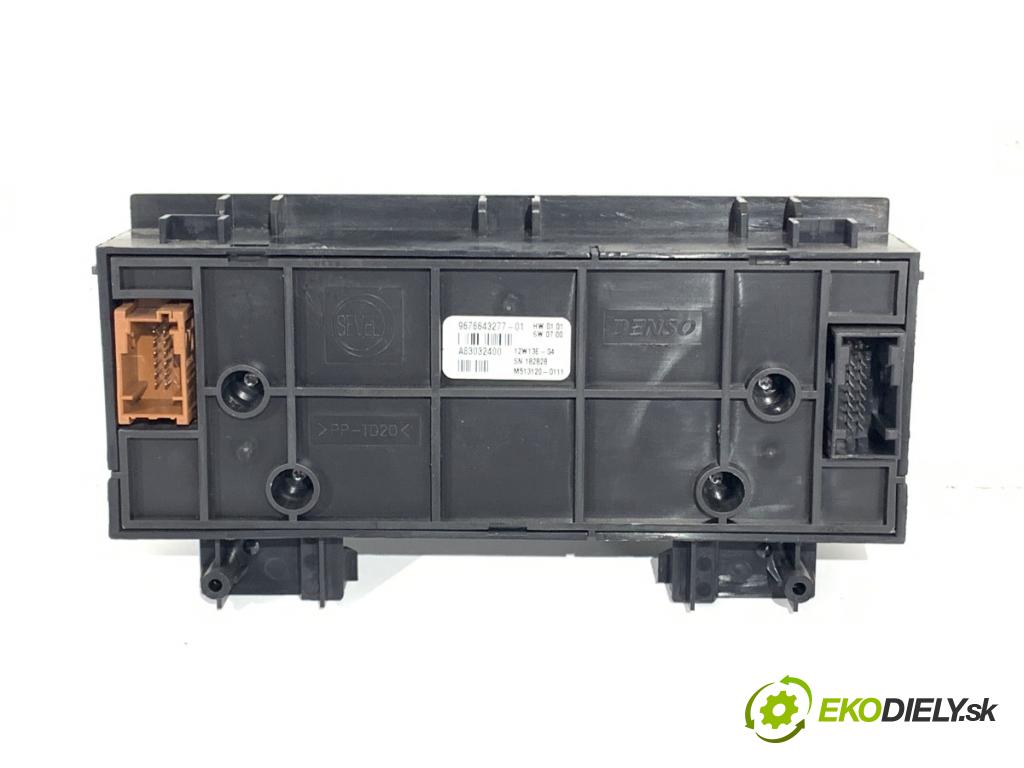 CITROEN BERLINGO MULTISPACE (B9) 2008 - 2022    1.6 HDi 90 68 kW [92 KM] olej napędowy 2010 - 2022  Panel ovládania kúrenia 9676643277 (Prepínač/spínač/tlačidlo a ovládač kúrenia)