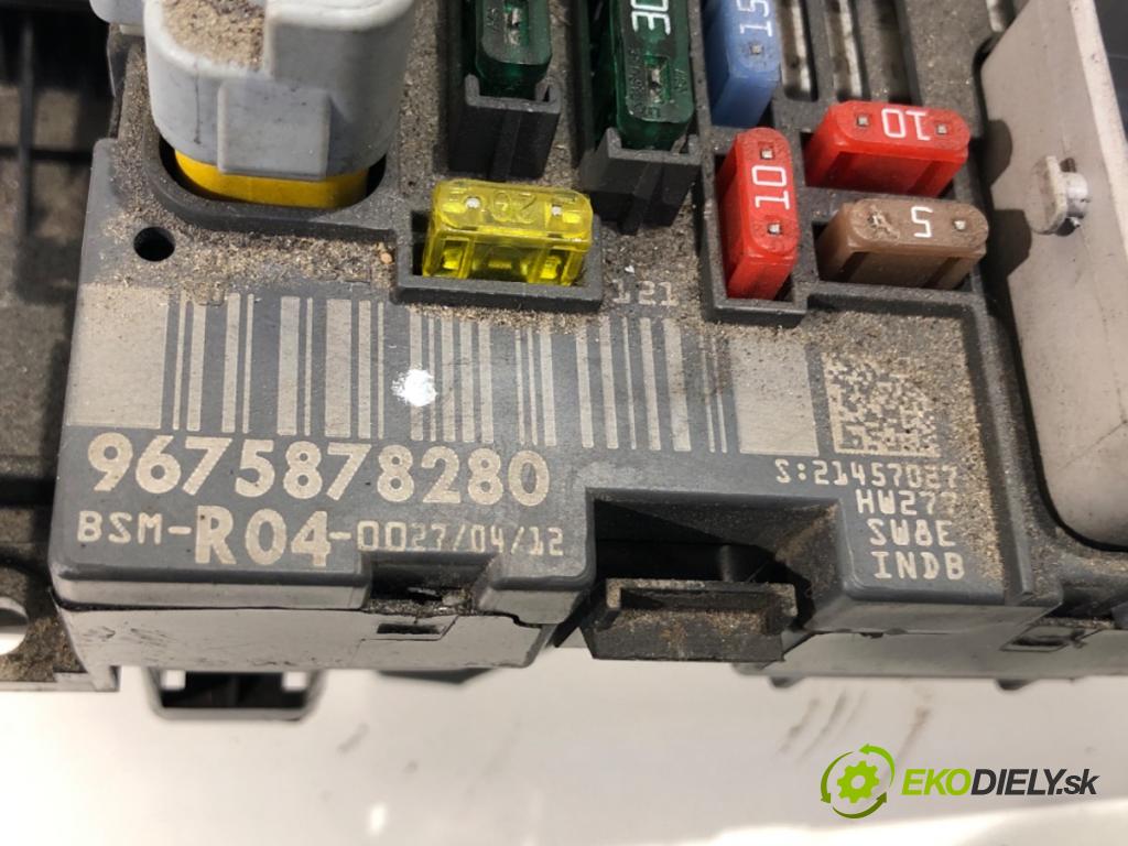 CITROEN BERLINGO MULTISPACE (B9) 2008 - 2022    1.6 HDi 90 68 kW [92 KM] olej napędowy 2010 - 2022  Modul BSM 9675878280 (Ostatné)