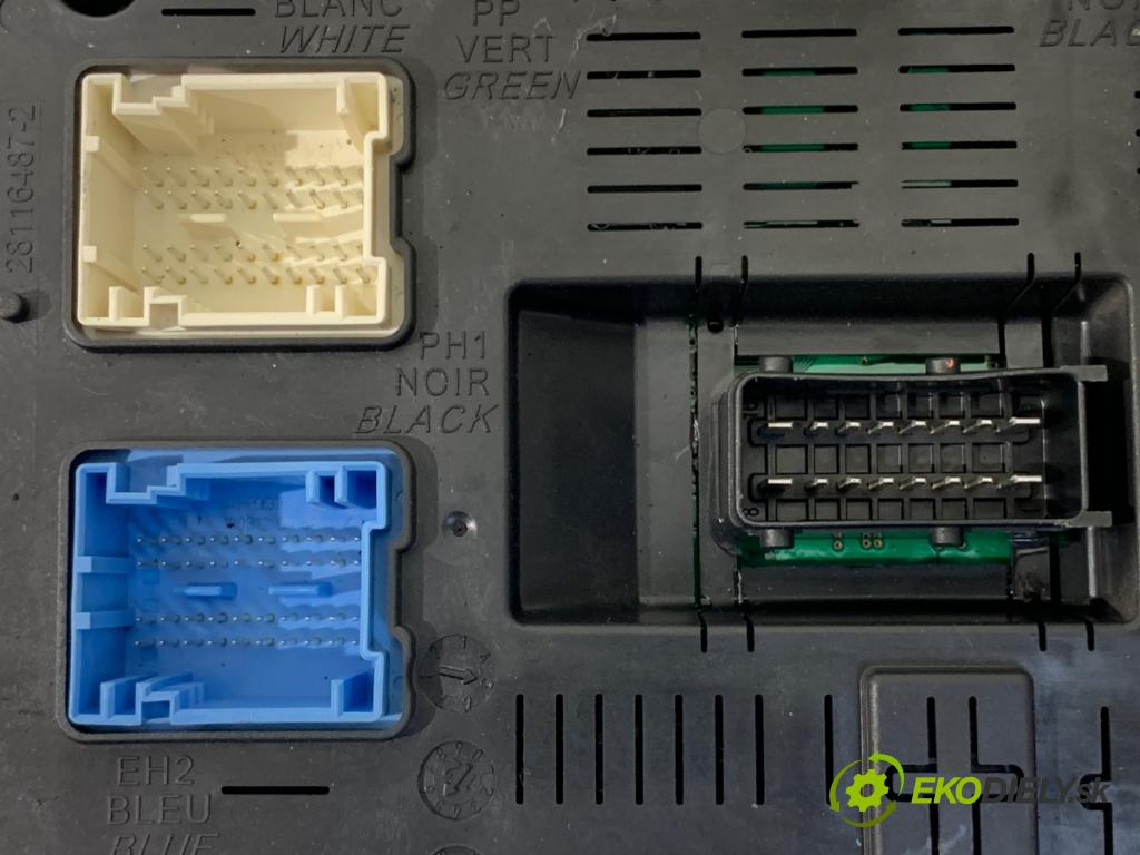 CITROEN BERLINGO MULTISPACE (B9) 2008 - 2022    1.6 HDi 90 68 kW [92 KM] olej napędowy 2010 - 2022  modul BSI 28116487-2 (Pojistkové skříňky)