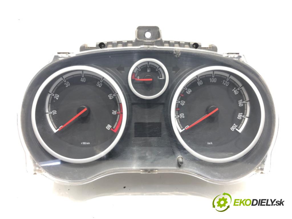 OPEL CORSA D (S07) 2006 - 2014    1.2 (L08, L68) 59 kW [80 KM] benzyna 2006 - 2014  Prístrojovka P0013264267 (Prístrojová doska, displej)
