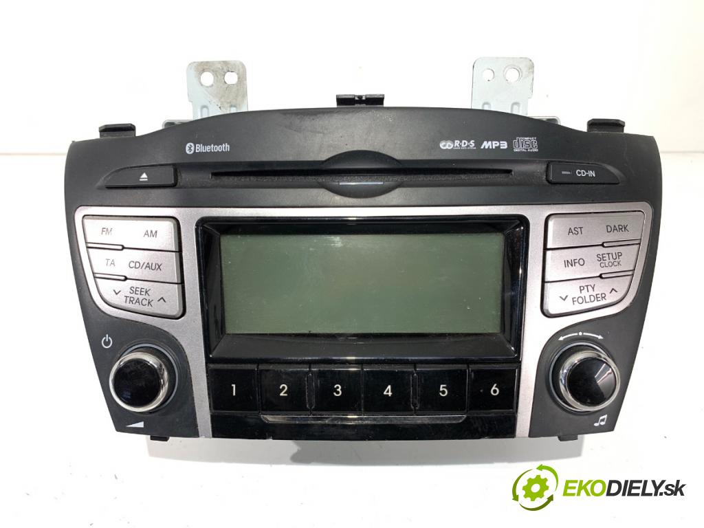HYUNDAI ix35 (LM, EL, ELH) 2009 - 2022    1.7 CRDi 85 kW [116 KM] olej napędowy 2010 - 2022  RADIO 96160-2Y730TAN (Audio zariadenie)