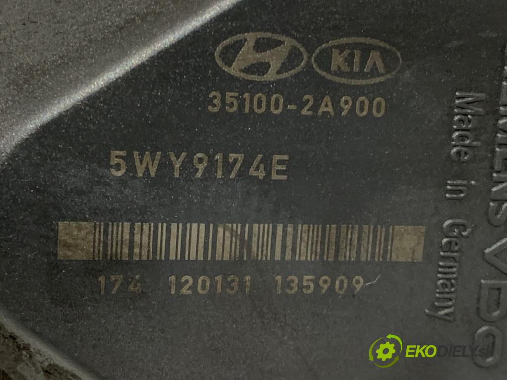 HYUNDAI ix35 (LM, EL, ELH) 2009 - 2022    1.7 CRDi 85 kW [116 KM] olej napędowy 2010 - 2022  Škrtiaca klapka 35100-2A900 (Škrtiaca klapka)