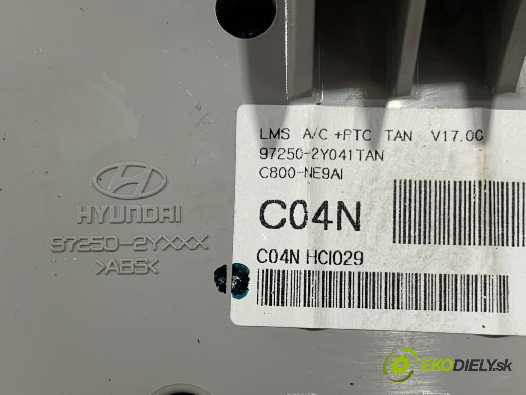 HYUNDAI ix35 (LM, EL, ELH) 2009 - 2022    1.7 CRDi 85 kW [116 KM] olej napędowy 2010 - 2022  Panel ovládania kúrenia 97250-2Y041 (Prepínacie páčky pod volantom)