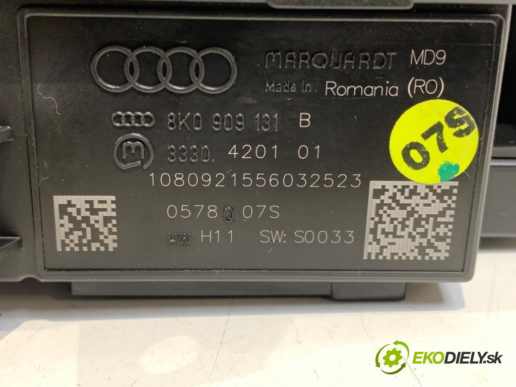 AUDI A4 B8 (8K2) 2007 - 2015    2.0 TDI 105 kW [143 KM] olej napędowy 2007 - 2015  spinačka 8K0909131B (Spínacia skrinka a kľúč)