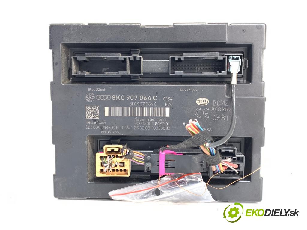 AUDI A4 B8 (8K2) 2007 - 2015    2.0 TDI 105 kW [143 KM] olej napędowy 2007 - 2015  Modul BCM 8K0907064C (Ostatné)