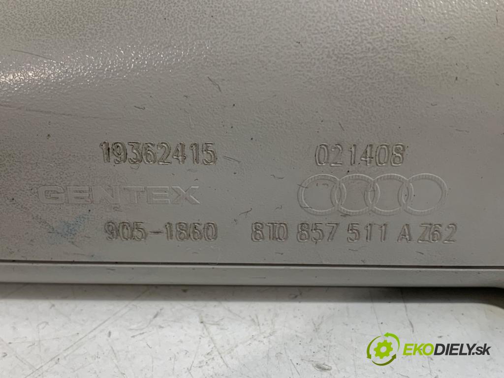AUDI A4 B8 (8K2) 2007 - 2015    2.0 TDI 105 kW [143 KM] olej napędowy 2007 - 2015  zpětné zrcátko vnitřní 8T0857511A (Světla vnitřní)