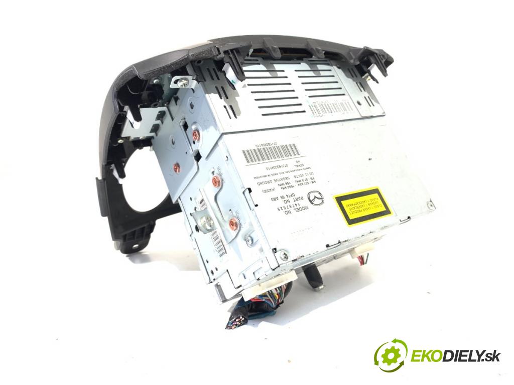 MAZDA 2 (DE_, DH_) 2007 - 2015    1.3 (DE3FS) 63 kW [86 KM] benzyna 2007 - 2015  RADIO 14797629 DF7466A40 (Audio zariadenie)