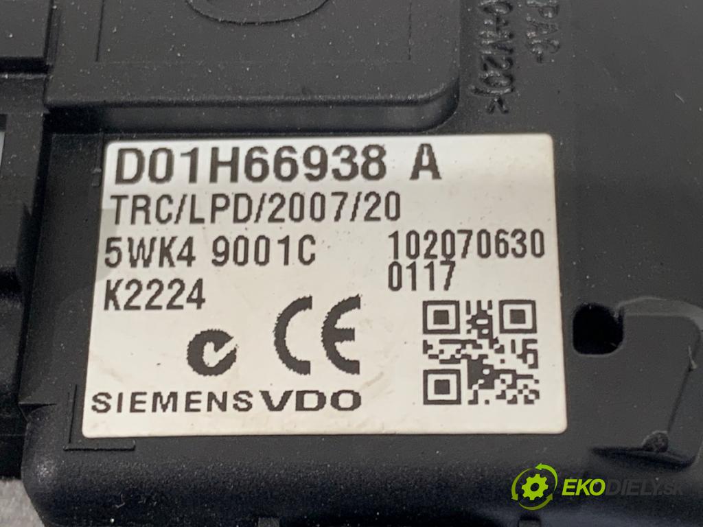 MAZDA 2 (DE_, DH_) 2007 - 2015    1.3 (DE3FS) 63 kW [86 KM] benzyna 2007 - 2015  spinačka D01H66938A (Spínacia skrinka a kľúč)