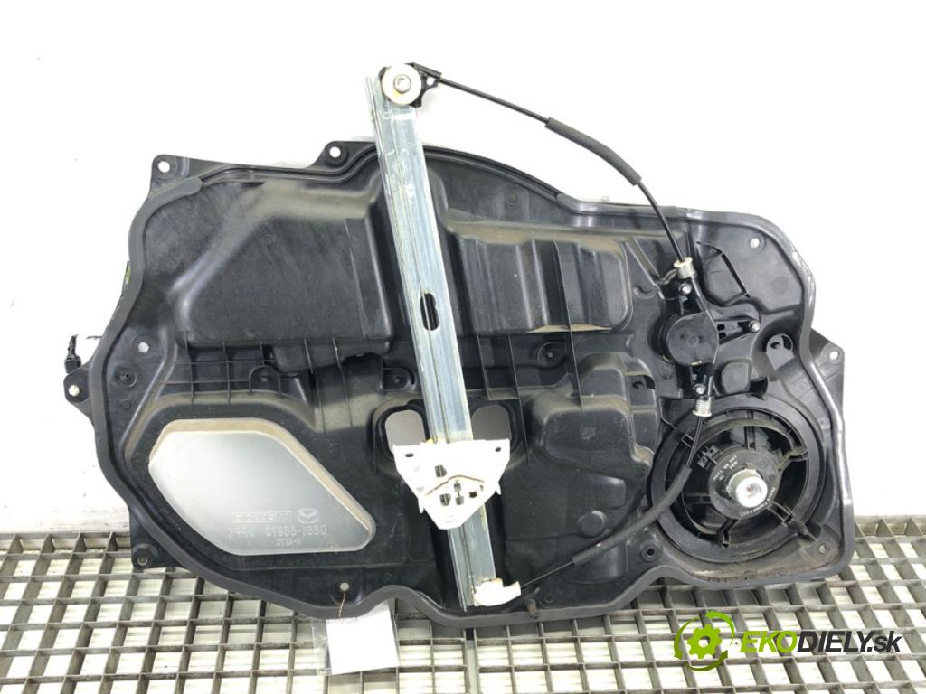 MAZDA 2 (DE_, DH_) 2007 - 2015    1.3 (DE3FS) 63 kW [86 KM] benzyna 2007 - 2015  mechanismus okna pravý přední část 7071831