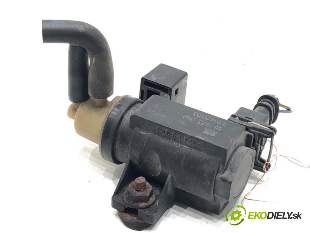 OPEL INSIGNIA A (G09) 2008 - 2017    2.0 CDTI (68) 118 kW [160 KM] olej napędowy 2008 - 2017  Ventil tlaku 55573362 (Ventil)