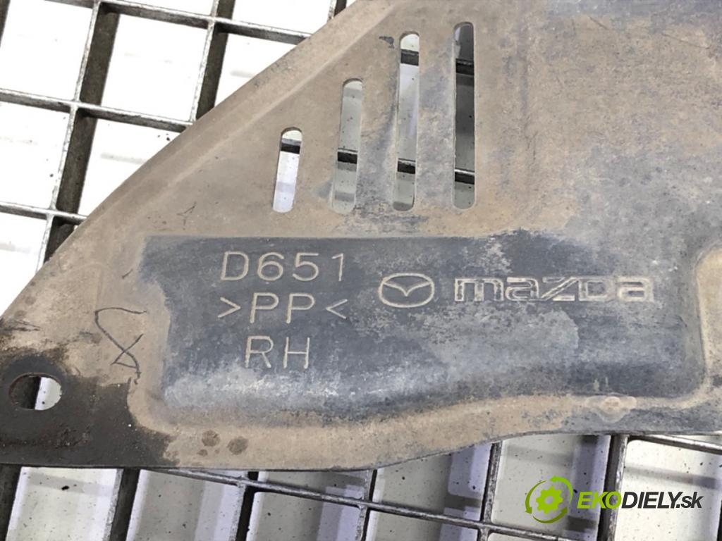 MAZDA 2 (DE_, DH_) 2007 - 2015    1.3 (DE3FS) 63 kW [86 KM] benzyna 2007 - 2015  podblatník pravý přední část
