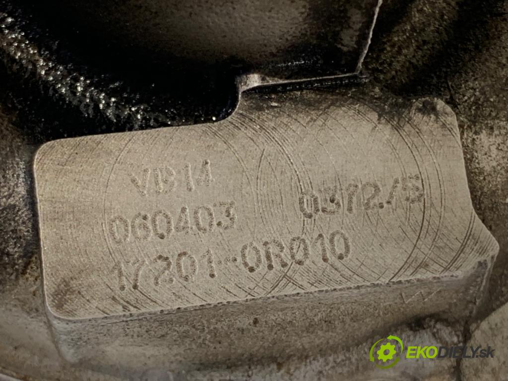 TOYOTA COROLLA Verso (ZER_, ZZE12_, R1_) 2004 - 2009    2.2 D-4D (AUR10_) 100 kW [136 KM] olej napędowy 2005 - 2009  turbo 17201-0R010 (Turbodúchadla (kompletní))