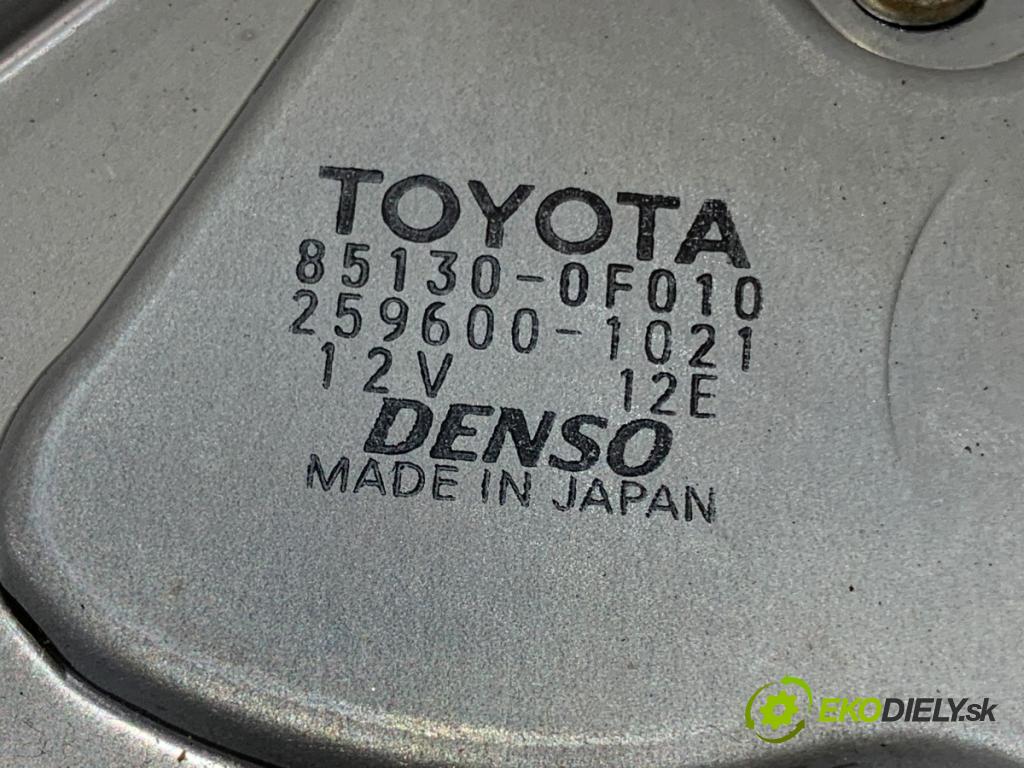 TOYOTA COROLLA Verso (ZER_, ZZE12_, R1_) 2004 - 2009    2.2 D-4D (AUR10_) 100 kW [136 KM] olej napędowy 2005 - 2009  motor stěračů zadní část 85130-0F010