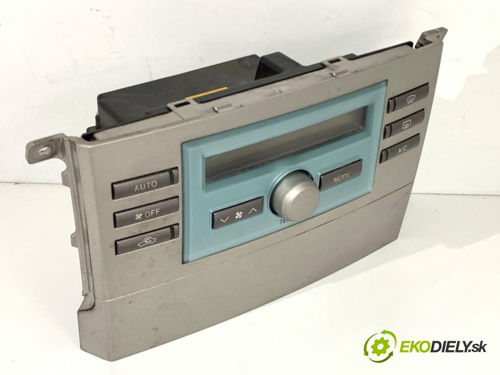TOYOTA COROLLA Verso (ZER_, ZZE12_, R1_) 2004 - 2009    2.2 D-4D (AUR10_) 100 kW [136 KM] olej napędowy 2005 - 2009  Panel ovládania kúrenia 55900-0F030 (Prepínacie páčky pod volantom)