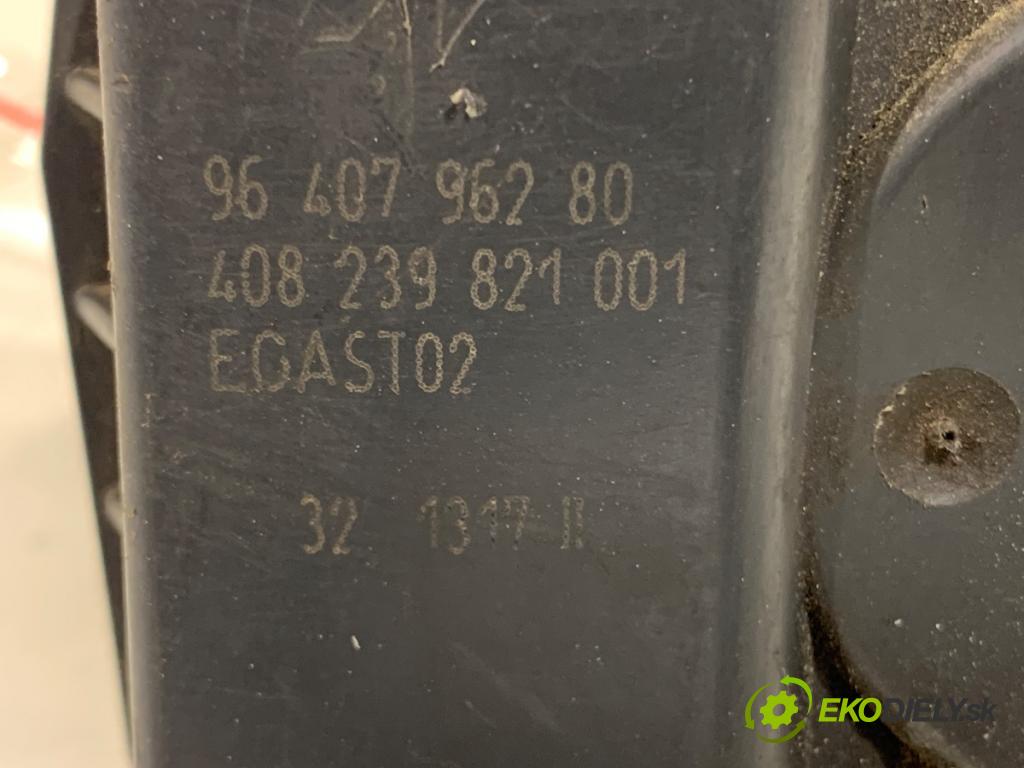 PEUGEOT 207 (WA_, WC_) 2006 - 2015    1.4 54 kW [73 KM] benzyna 2006 - 2013  Škrtiaca klapka 9640796280 (Škrtiaca klapka)