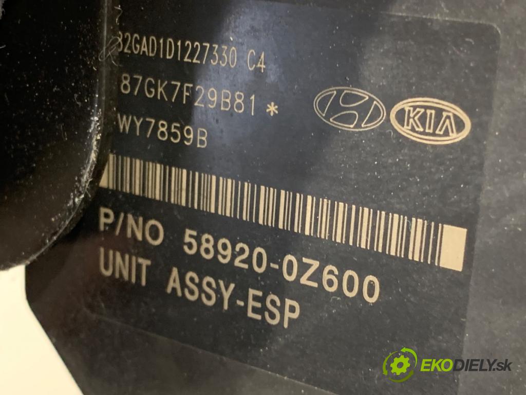 KIA SPORTAGE II (JE_, KM) 2004 - 2022    2.0 i 16V 104 kW [141 KM] benzyna 2004 - 2022  Pumpa ABS 58920-0Z600 (Pumpa ABS)