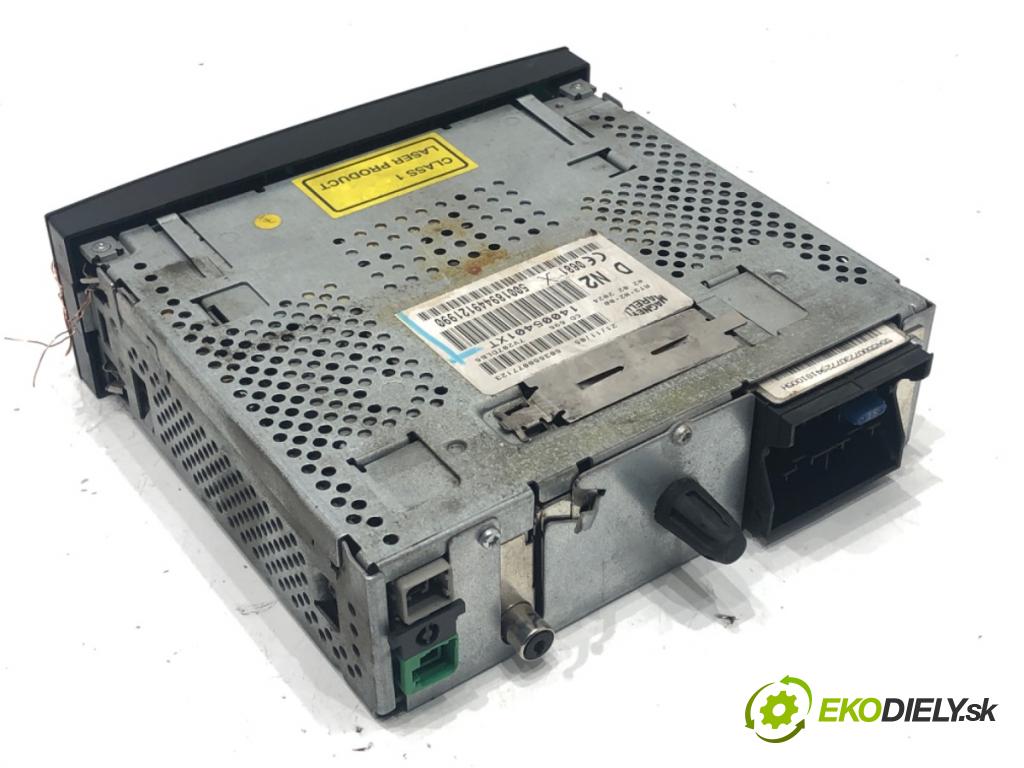 FIAT ULYSSE (179_) 2002 - 2011    2.2 JTD 94 kW [128 KM] olej napędowy 2002 - 2006  RADIO Navigácia 14005401XT (Audio zariadenie)