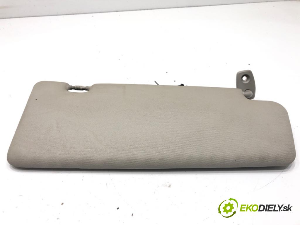 FIAT CROMA (194_) 2005 - 2022    1.9 D Multijet (194AXC1B, 194AXC12) 110 kW [150 KM] olej napędowy 2005 - 2011  Clona slnečná ľavy 