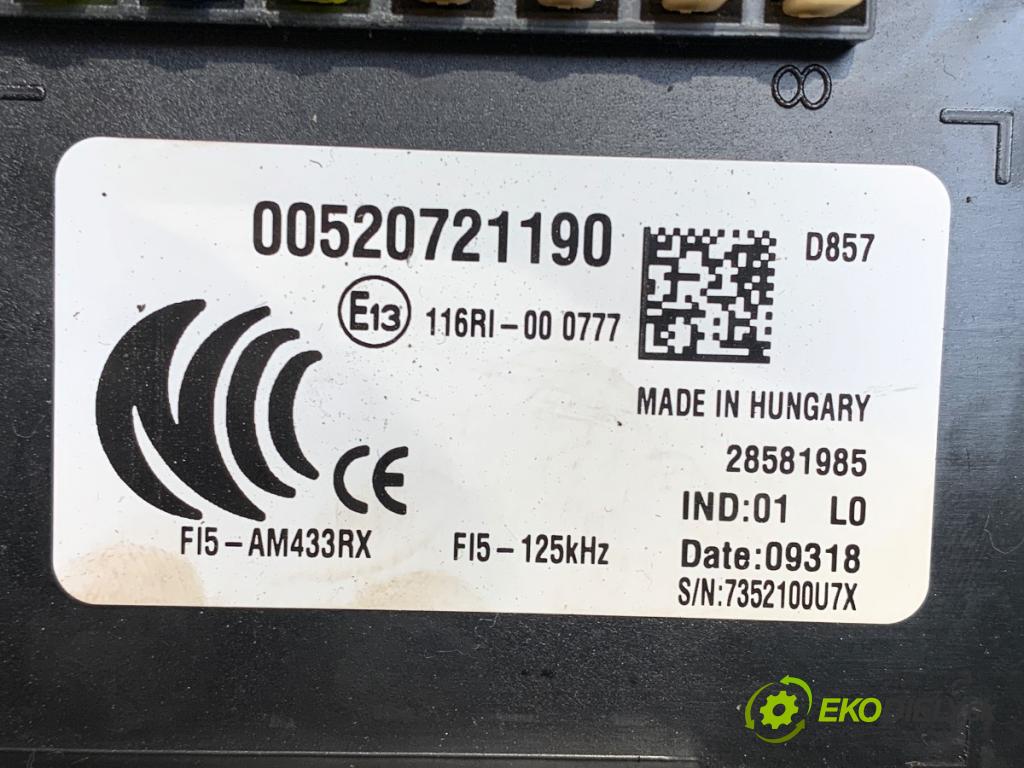 FIAT TIPO Kombi (356_) 2016 - 2022    1.4 (356WXA1B) 70 kW [95 KM] benzyna 2016 - 2022  modul BSI 00520721190 (Pojistkové skříňky)