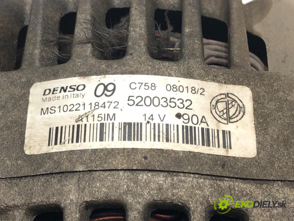 FIAT TIPO Kombi (356_) 2016 - 2022    1.4 (356WXA1B) 70 kW [95 KM] benzyna 2016 - 2022  Alternátor 52003532 (Alternátor)