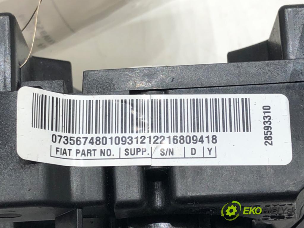 FIAT TIPO Kombi (356_) 2016 - 2022    1.4 (356WXA1B) 70 kW [95 KM] benzyna 2016 - 2022  Prepínač kombinovaný 07356748010 (Prepínač/spínač/tlačidlo a ovládač kúrenia)