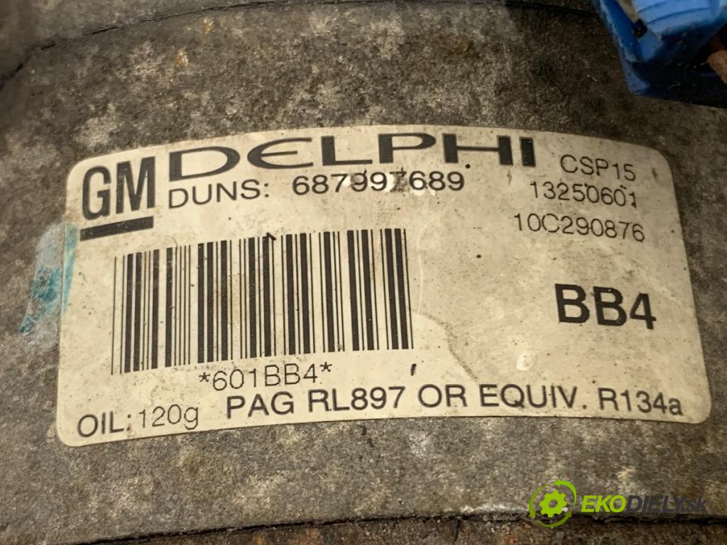 CHEVROLET CRUZE (J300) 2009 - 2022    1.8 104 kW [141 KM] benzyna 2009 - 2022  Kompresor klimatizácie 687997689 (Kompresor klimatizácie)