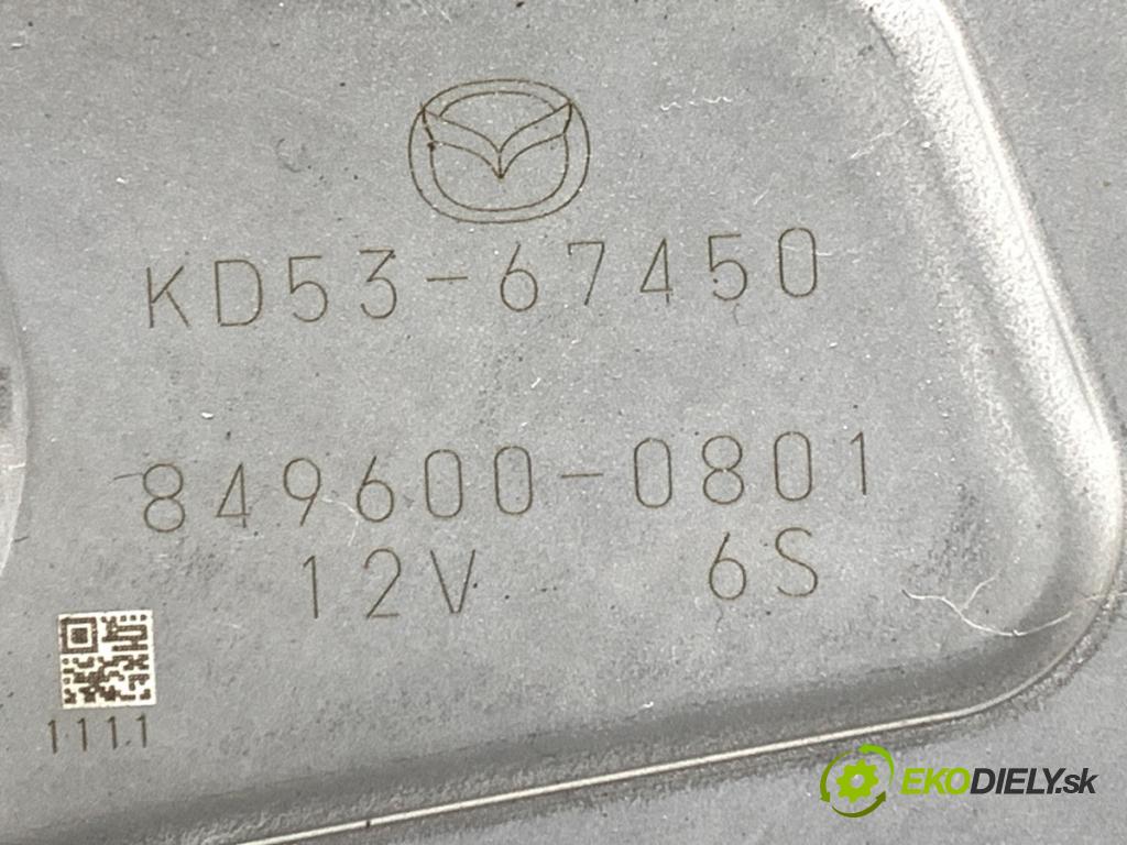 MAZDA CX-5 (KE, GH) 2011 - 2017    2.2 D (KE2FW) 129 kW [175 KM] olej napędowy 2012 - 2017  motor stěračů zadní část 849600-0801
