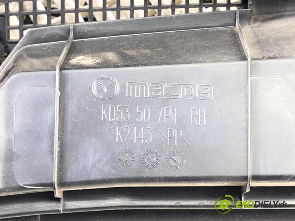 MAZDA CX-5 (KE, GH) 2011 - 2017    2.2 D (KE2FW) 129 kW [175 KM] olej napędowy 2012 - 2017  torpédo plast pod čelní okno KD53507P1RH KD53507N1LH (Torpéda)