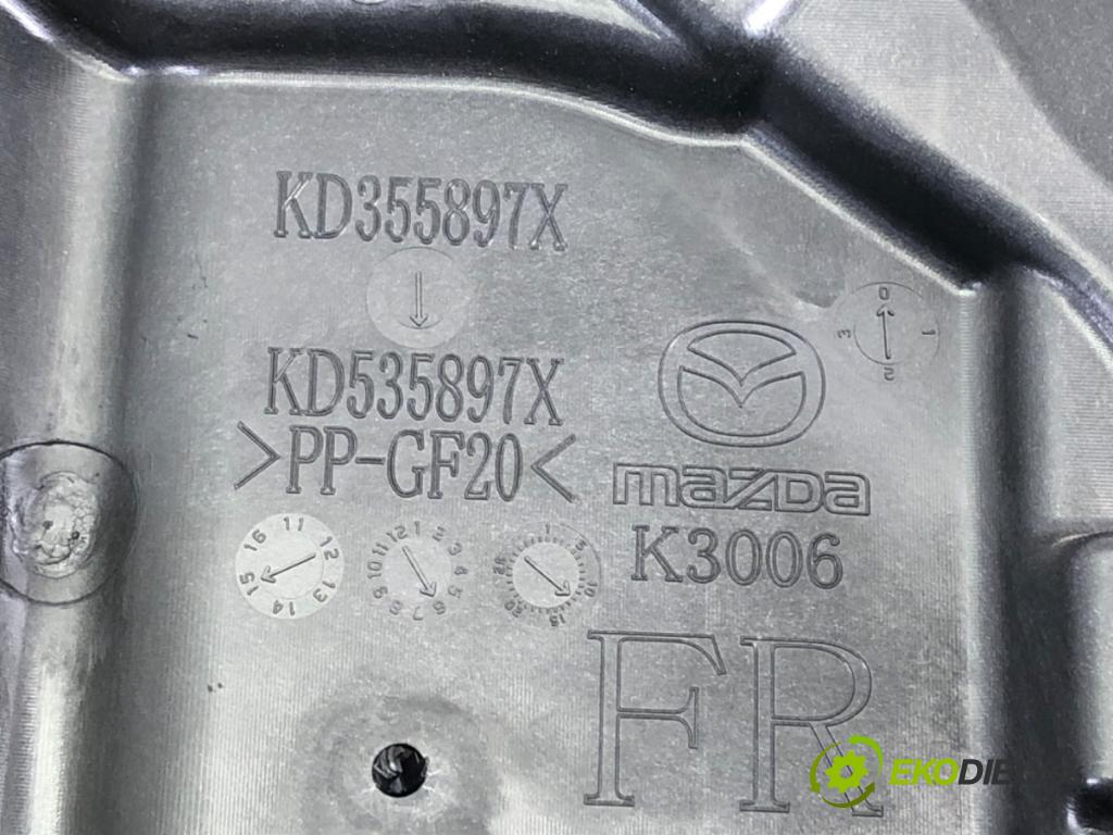 MAZDA CX-5 (KE, GH) 2011 - 2017    2.2 D (KE2FW) 129 kW [175 KM] olej napędowy 2012 - 2017  mechanismus okna pravý přední část KD355897X