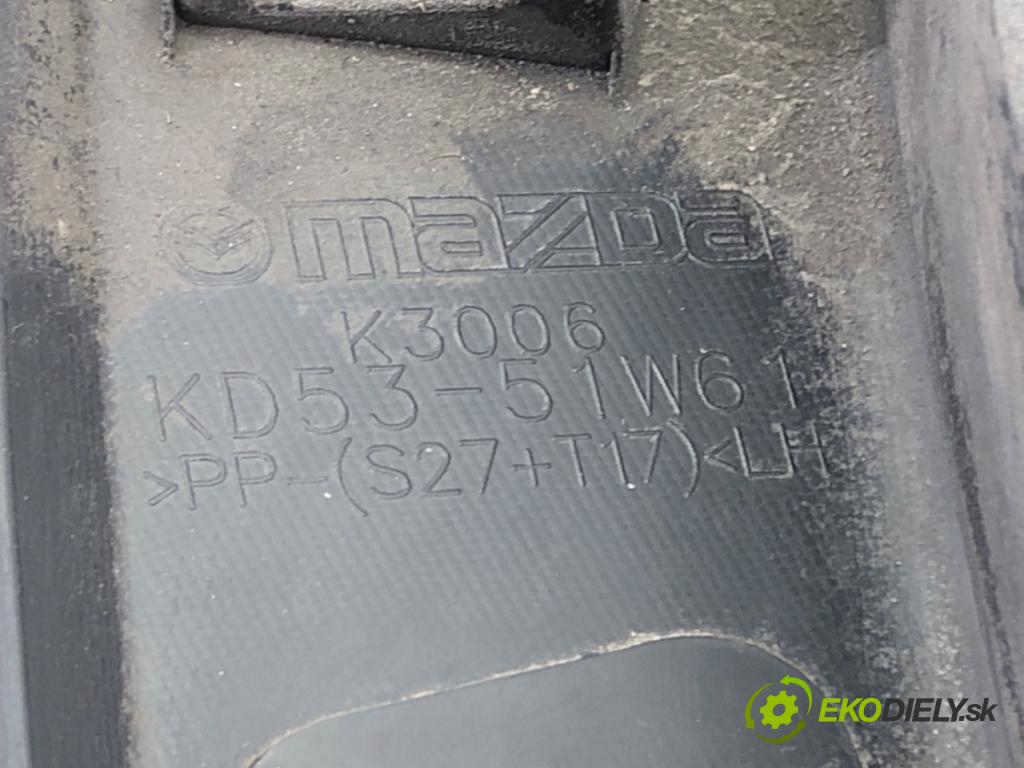 MAZDA CX-5 (KE, GH) 2011 - 2017    2.2 D (KE2FW) 129 kW [175 KM] olej napędowy 2012 - 2017  Lišta blatníka zad ľavá strana KD53-51W61 (Lišta)