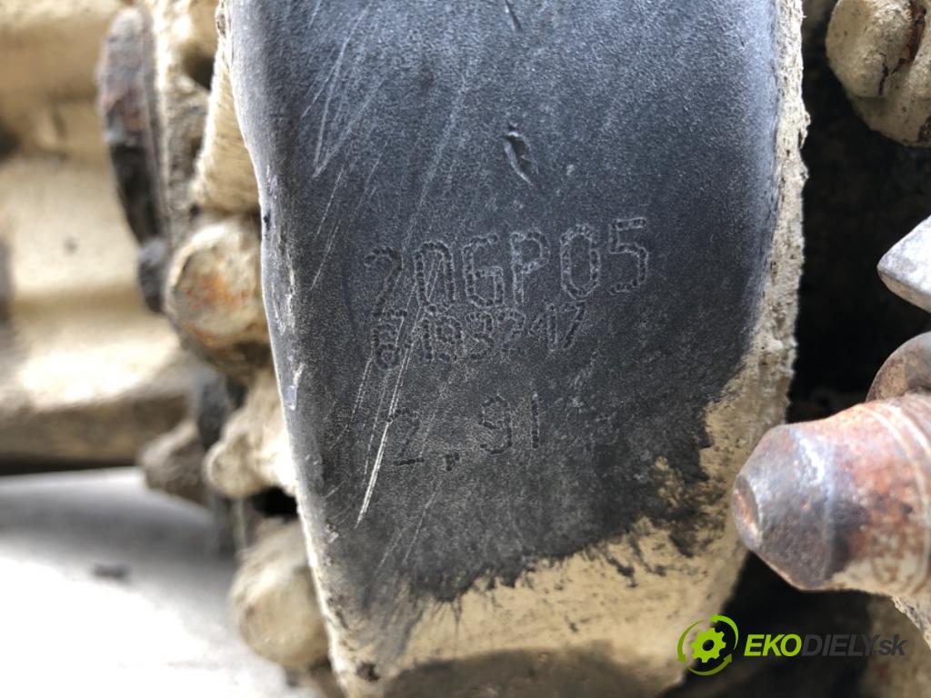 CITROEN JUMPER Autobus 2006 - 2022    2.2 HDi 120 88 kW [120 KM] olej napędowy 2006 - 2022  Prevodovka 20GP05 (Prevodovka)