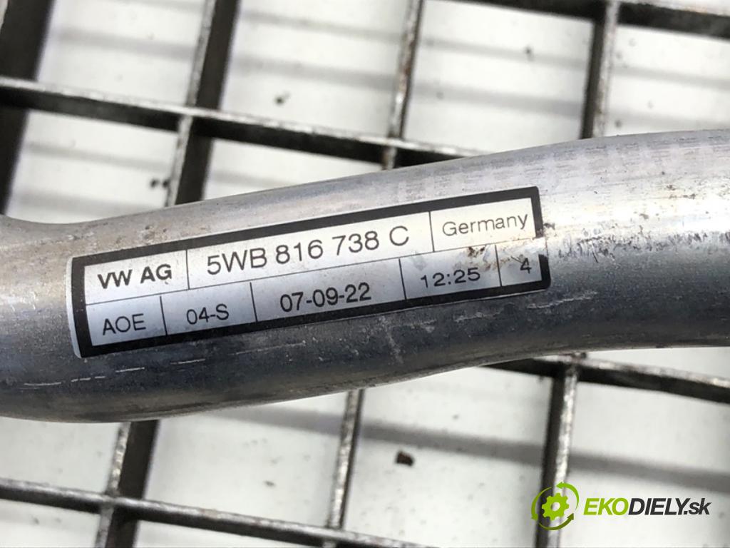 SKODA OCTAVIA IV (NX3, NN3) 2020 - 2022    2.0 TDI 110 kW [150 KM] olej napędowy 2020 - 2022  rúrka klimatizácie 5WA816743 5WB816738C (Rúrka klimatizácie)