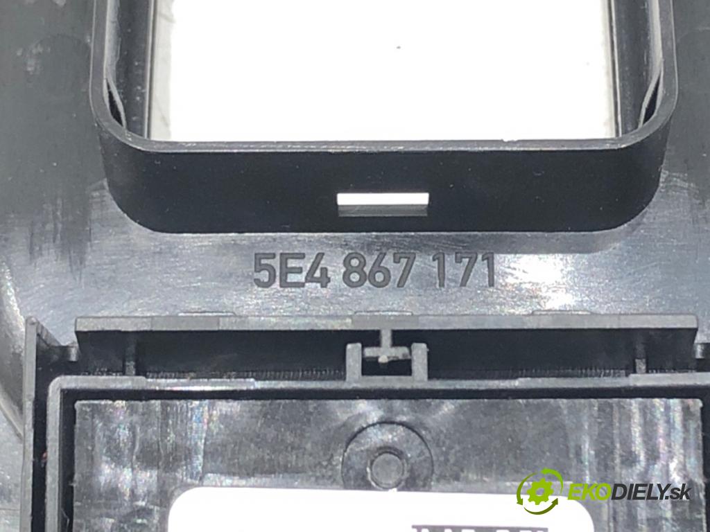 SKODA OCTAVIA IV (NX3, NN3) 2020 - 2022    2.0 TDI 110 kW [150 KM] olej napędowy 2020 - 2022  Prepínač okien 5G0959857D (Prepínač/spínač/tlačidlo a ovládač kúrenia)